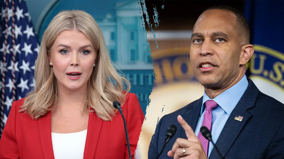 Hakeem Jeffries unleashes personal attack against Karoline Leavitt, calls her 'sick' and 'demented' Internet InfoMedia hakeem jeffries unleashes personal attack against karoline leavitt calls her sick and demented