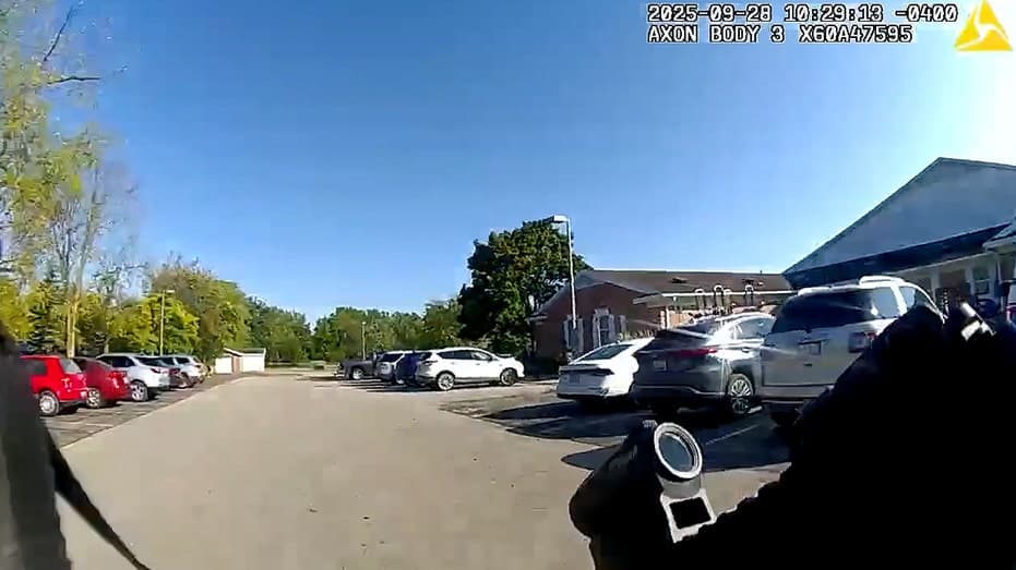 Internet InfoMedia michigan church shooting bodycam video shows police confront gunman