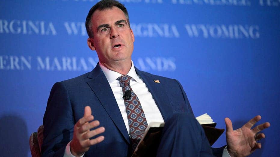 Internet InfoMedia oklahoma gov stitt ice bust 120 illegal immigrants in highway crackdown slams biden border failures