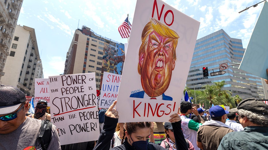 Internet InfoMedia trump reacts to no kings protests by saying im not a king i work my ass off